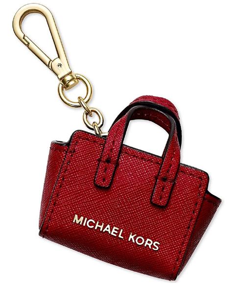 michael kors keychain leather|Michael Kors handbag key phobes.